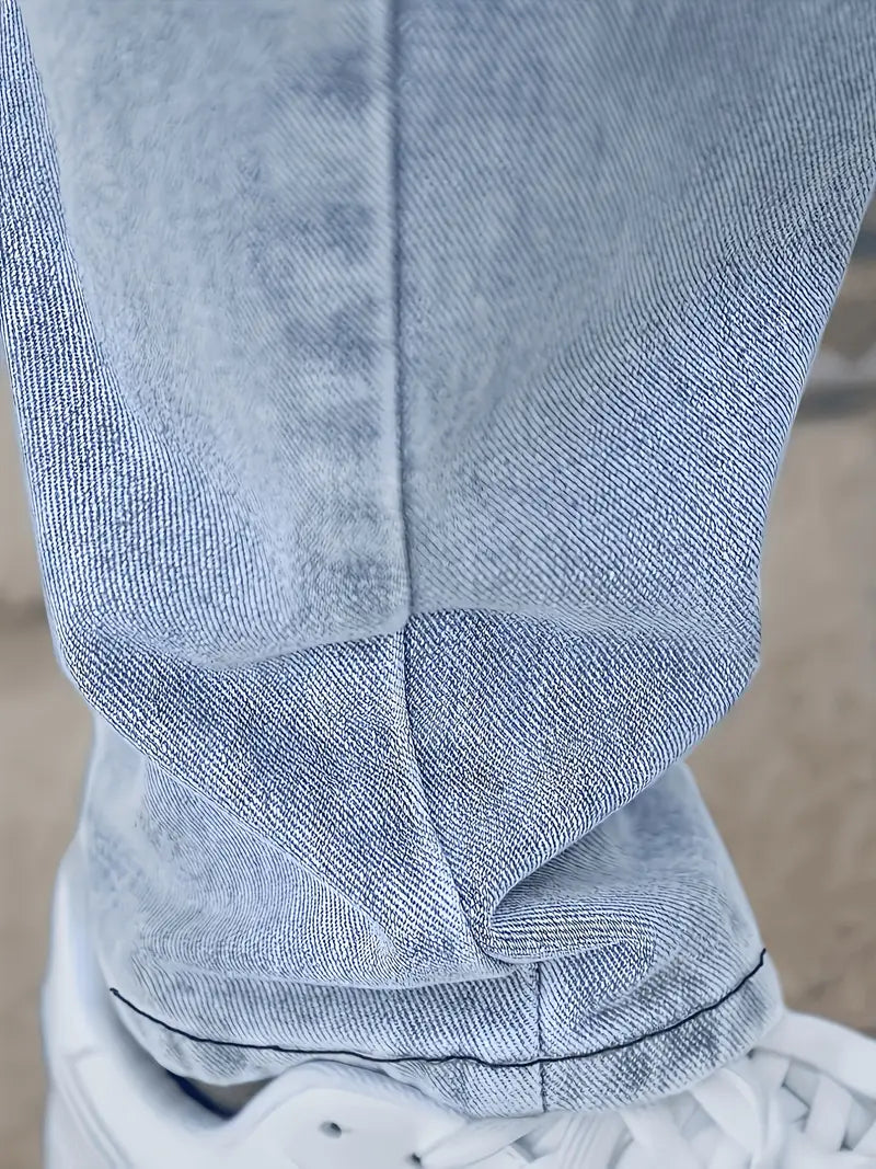 Jeans en denim moderne à coupe droite pour un charme intemporel et une polyvalence exceptionnelle | Milan