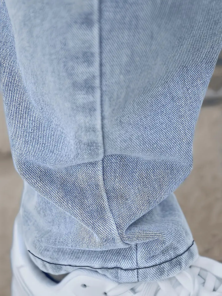 Jeans en denim moderne à coupe droite pour un charme intemporel et une polyvalence exceptionnelle | Milan