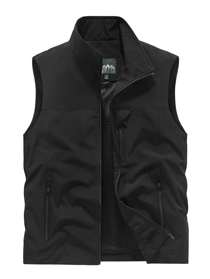 Veste de Sport Heren | Légère & Respirante | Gilet d'extérieur sans manches | Polyester
