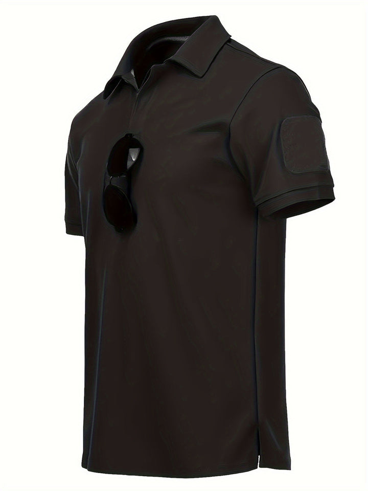 Chemise Polo Tactique pour Hommes | Respirante & Légère | Col: Polo | Activités d'Été