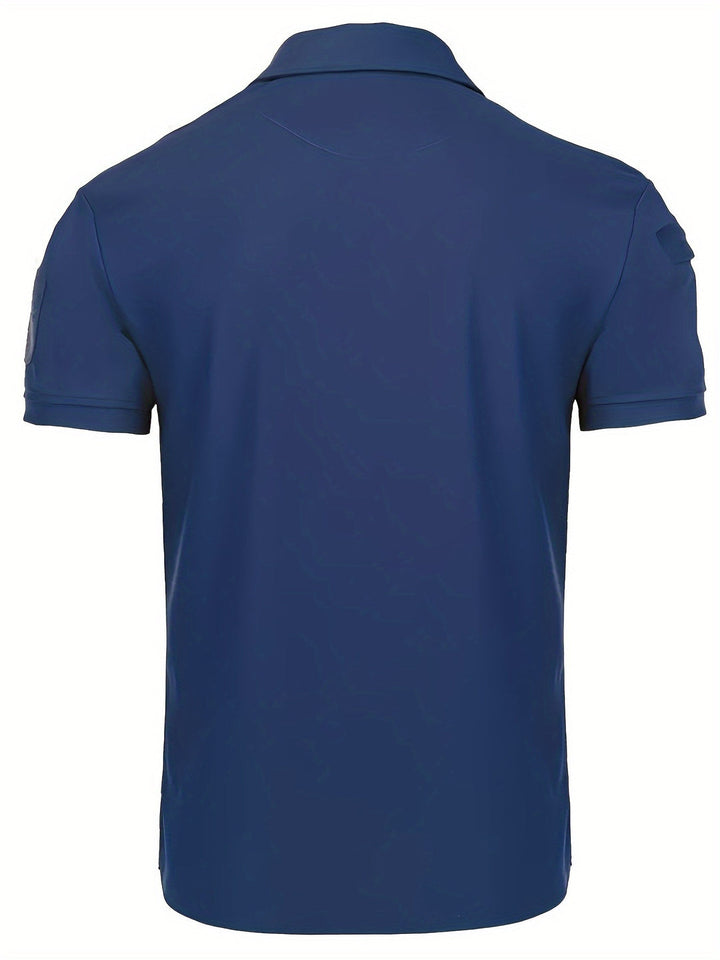Chemise Polo Tactique pour Hommes | Respirante & Légère | Col: Polo | Activités d'Été