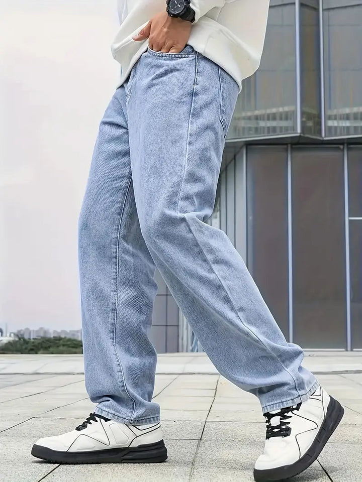 Jeans en denim moderne à coupe droite pour un charme intemporel et une polyvalence exceptionnelle | Milan