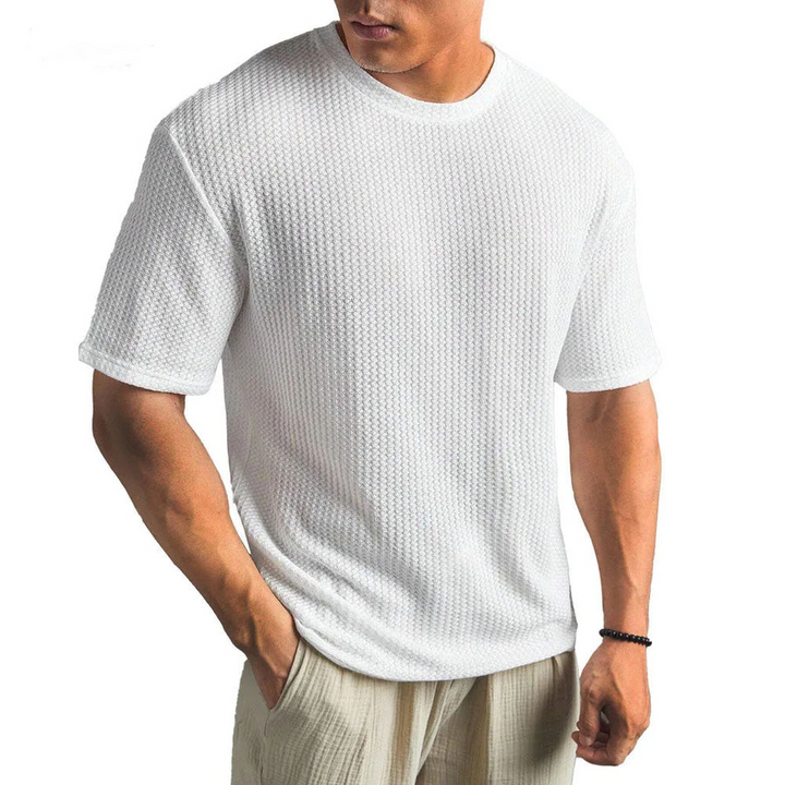 T-shirt Homme | Ultra Doux & Intemporel | Col Rond Manches Courtes | Polyester