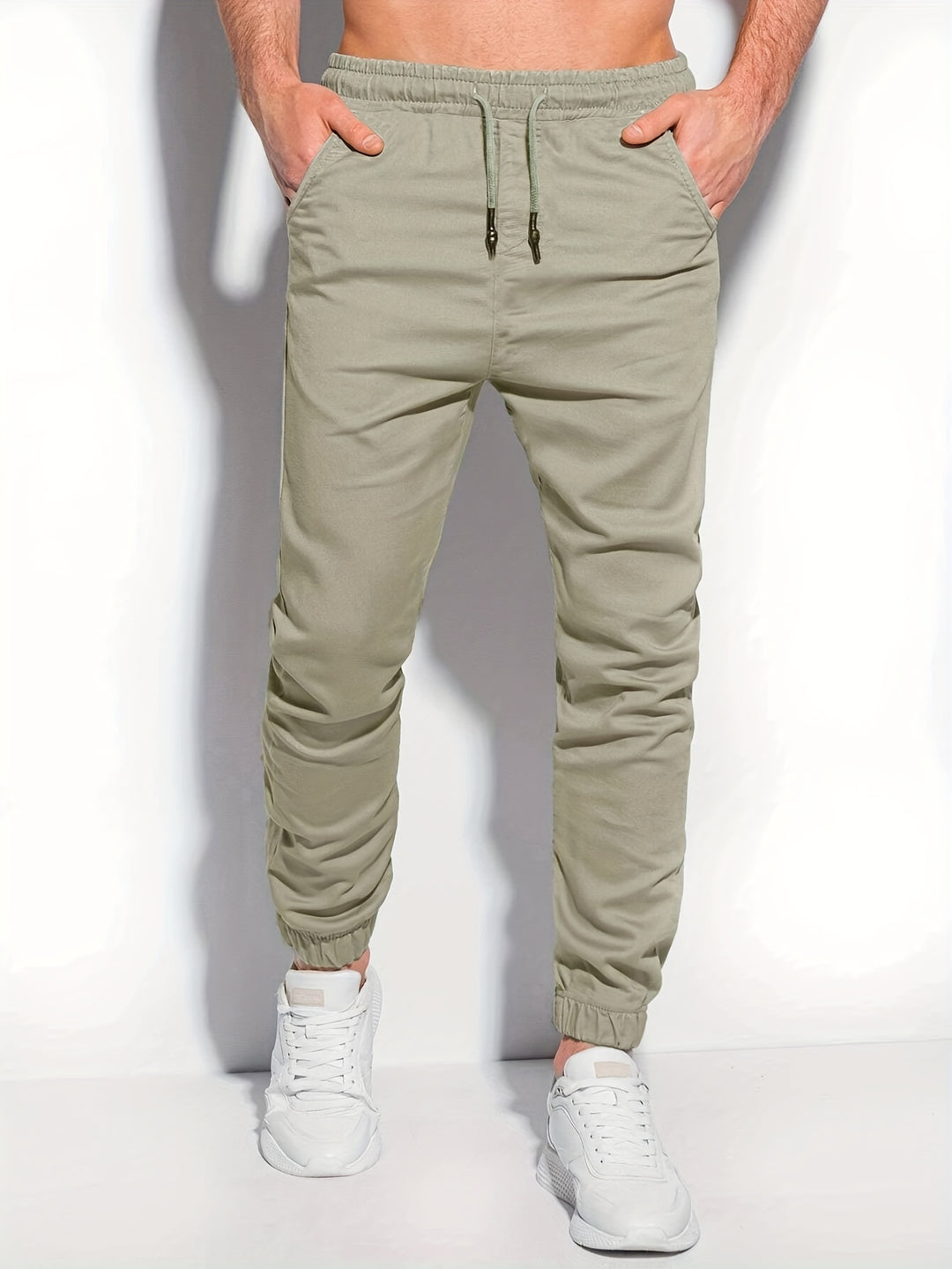 Pantalon de Sport Homme | Coupe Régulière | Cordon de Serrage & Poches | Polyvalent & Confortable