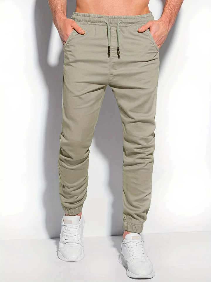 Pantalon de Sport Homme | Coupe Régulière | Cordon de Serrage & Poches | Polyvalent & Confortable