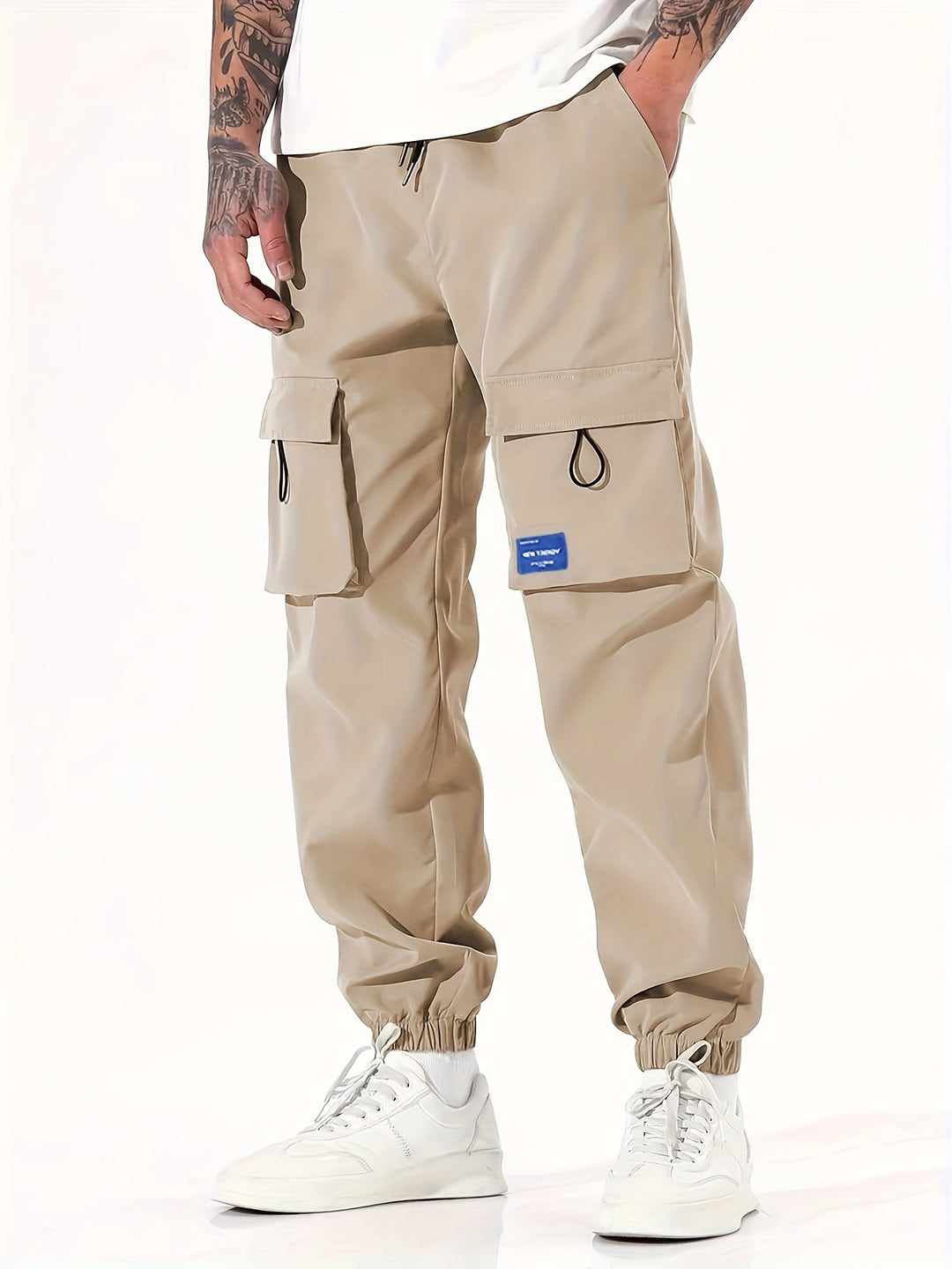 Pantalons Cargo Heren | Respirant & Coupe Lâche | Plusieurs Poches | Polyester
