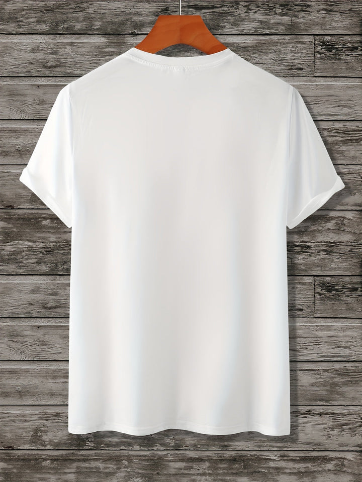 T-shirt Homme | Imprimé Roses | Décontracté & Confortable | Design Unique