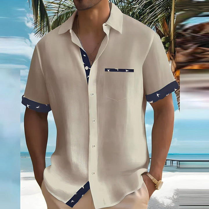 Chemise d'Été pour Hommes | Confortable & Respirante | Style Décontracté Plage