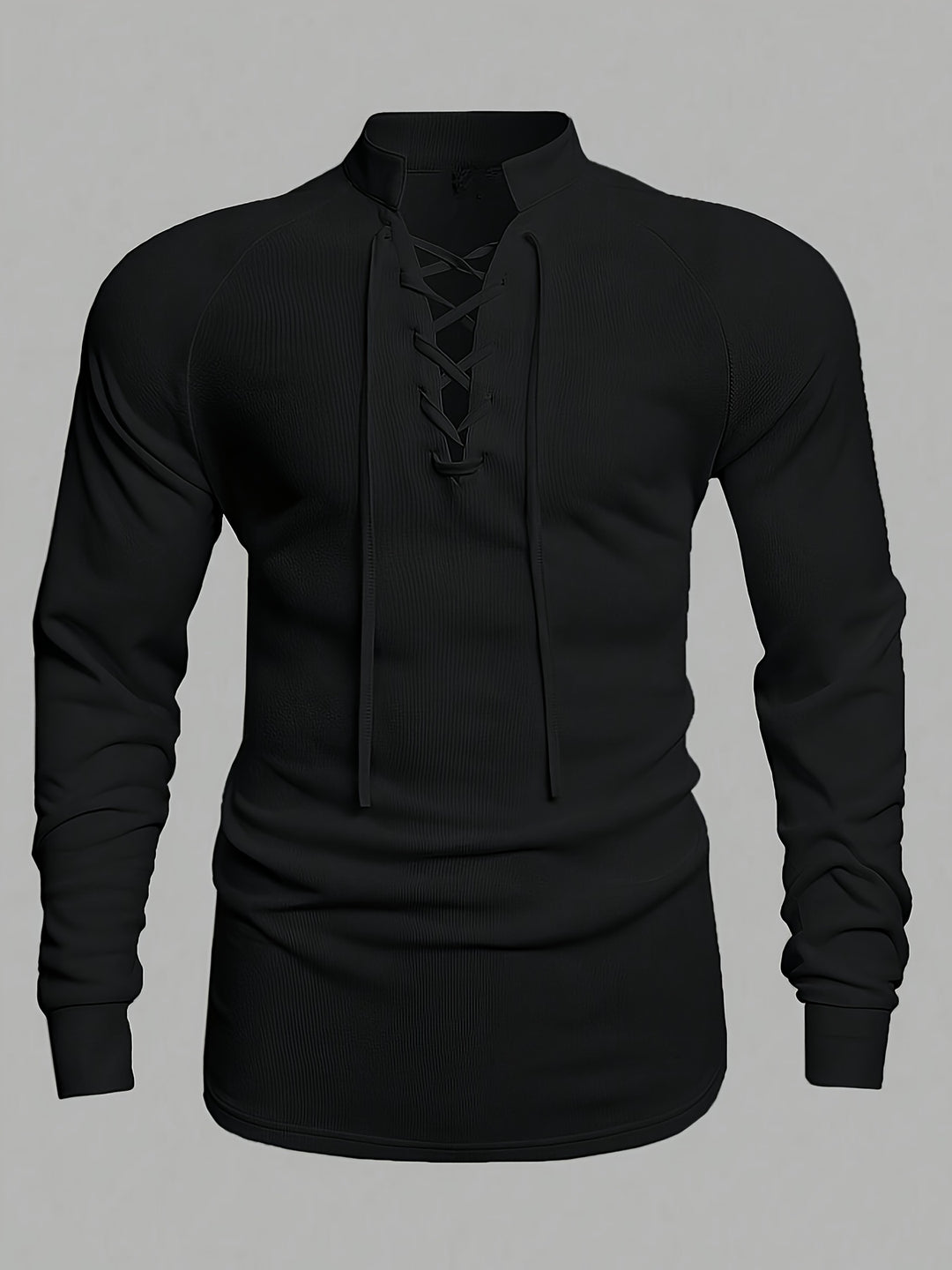 Chemise Homme | Fermeture à lacets | Décontractée & Confortable | Design polyvalent