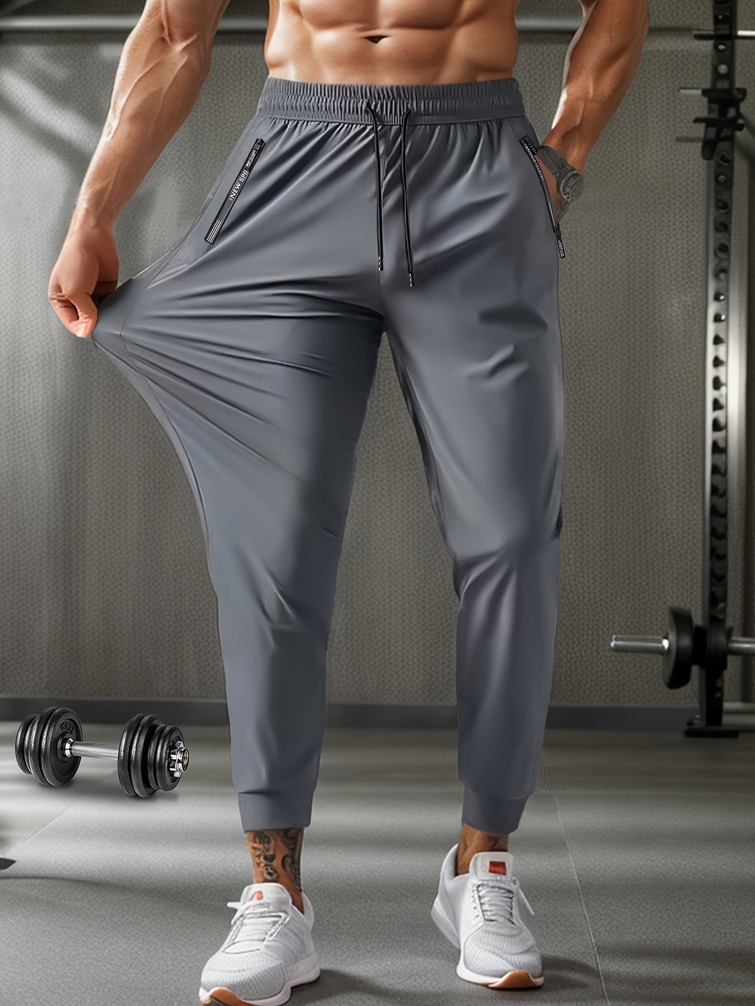 Pantalon de Jogging Homme | Coupe Normale | Respirant & Élastique | Poches Pratiques