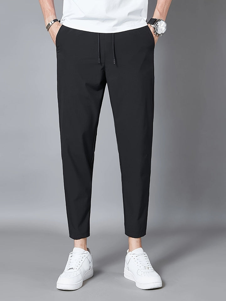 Pantalon Homme | Polyester Léger | Respirant & Élastique | Taille avec Cordon